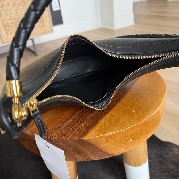 Brand New NWT Bottega Veneta Black Hula Hoop Handbag - Picture 8 of 12